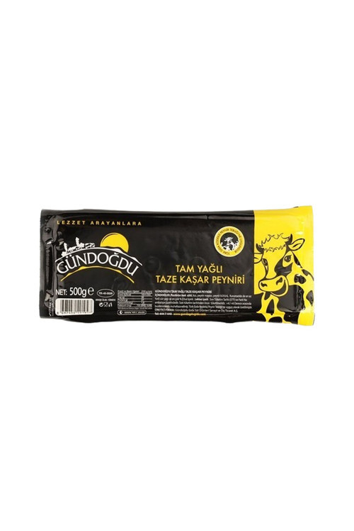Tam Yağlı Taze Kaşar Peyniri (500 G) X12 Adet