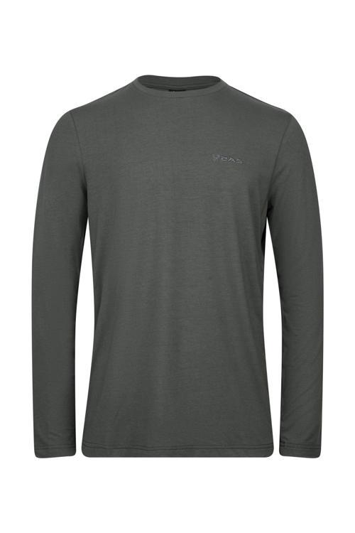 Vernon Erkek Uzun Kol Viloft T-Shirt Antrasit
