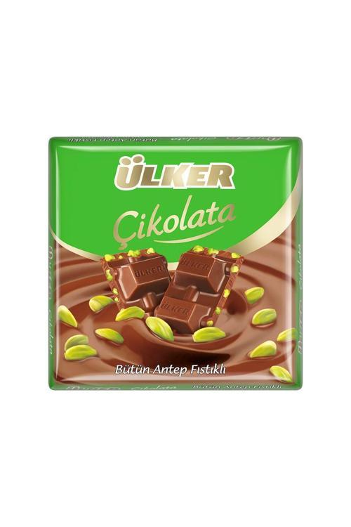 Ülker Çikolata Antep Fıstıklı Kare 65G X6 Adet