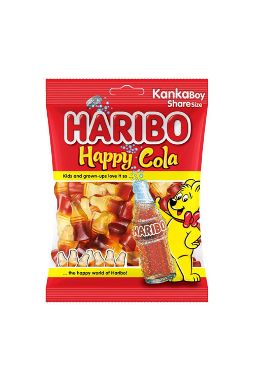 Jelly Happy Cola Bag Aromalı Yumuşak Şeker 80 Gr