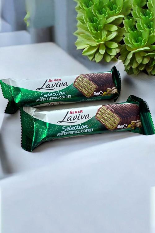 Laviva Selection Antep Fıstıklı Gofret 45G X12 Adet