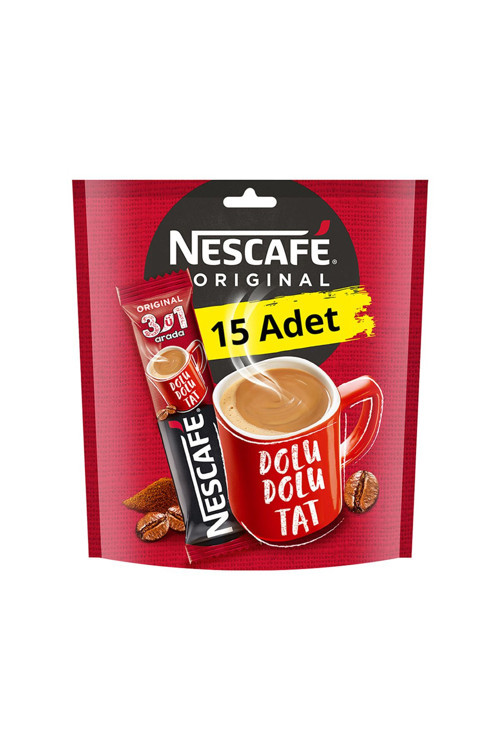 Nescafé 3'Ü 1 Arada (17,5 G X 15) X4 Adet