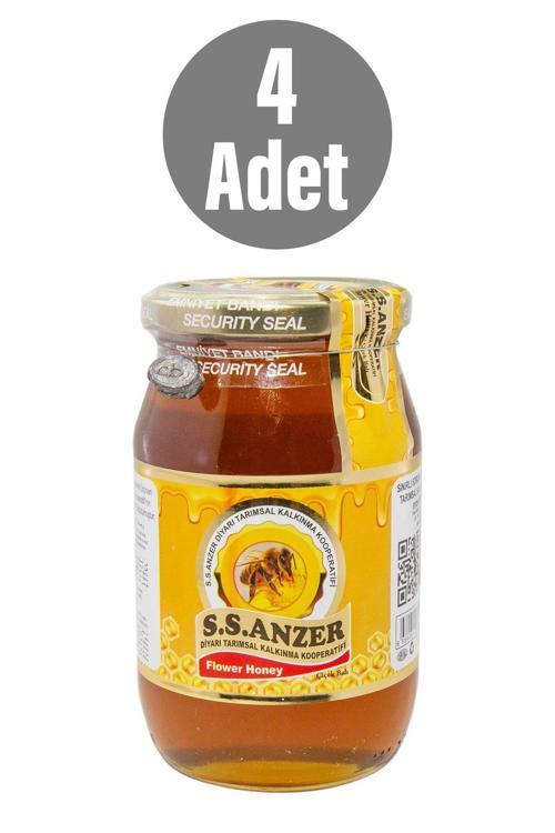 Anzer Çiçek Balı - S.S Anzer Diyarı Tarımsal Kalkınma Koop. 500 Gr X4 Adet