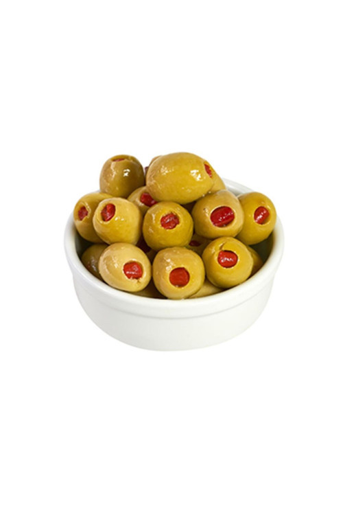 Biberli Yeşil Zeytin (2 Kg)