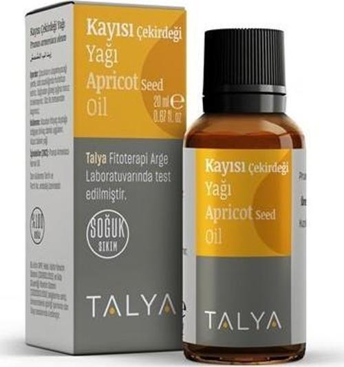 Kayısı Çekirdeği Yağı, Soğuk Sıkım, %100 Saf Ve Doğal, 20 ml