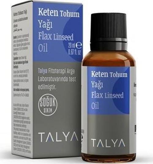 Keten Tohum Yağı 20 Ml (Soğuk Sıkım)