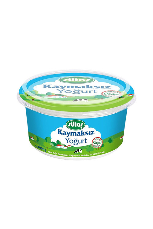 Kaymaksız Yoğurt (1 Kg) X4 Adet