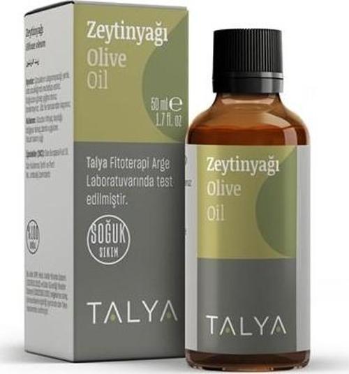 Zeytinyağı, Soğuk Sıkım, %100 Saf ve Doğal, Natural Zeytinyağı, 50 ml