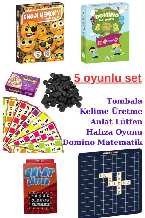 Yılbaşı Eğlencesi Oyunları- Tombala, Kelime Oyunu, Anlat Lütfen, Hafıza Oyunu (Emoji Memory) Tonbala