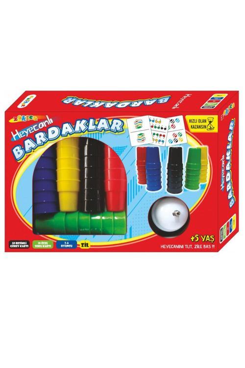 Heyecanlı Bardaklar Oyunu, Bardak Oyunu İlkokul Ortaokul Akıl Zeka Kutu Oyunu