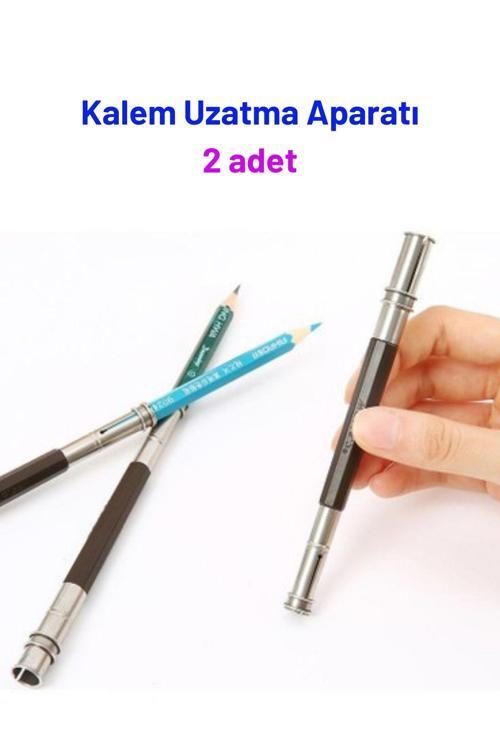 Kurşun Kalem Uzatıcı 2 Adet, Kurşun Kalem Tutucu Aparat