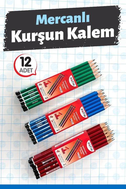 Mercanlı Kurşun Kalem 12 Li