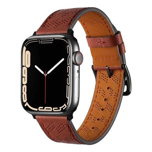 ​​​Apple Watch 42mm KRD-76 PU Deri Kordon Strap Kayış