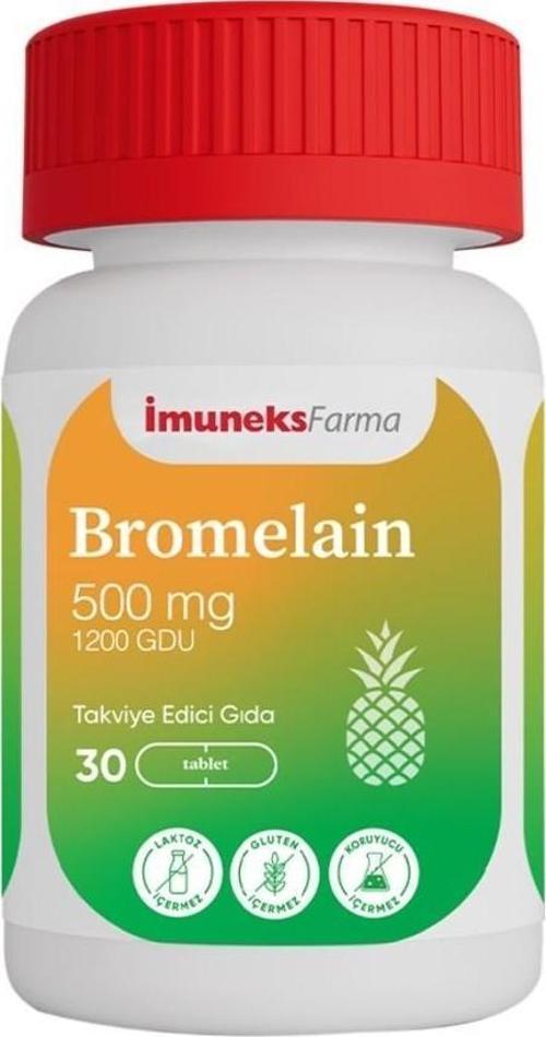 Farma Bromelain 500 mg Takviye Edici Gıda 30 Tablet