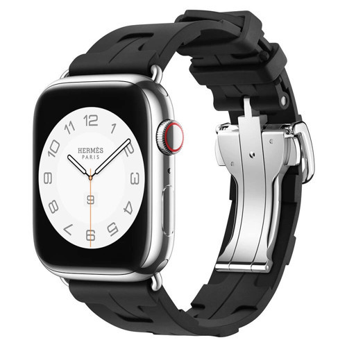 Apple Watch 42mm Spor Görünümlü Zore KRD-94 Silikon Kordon