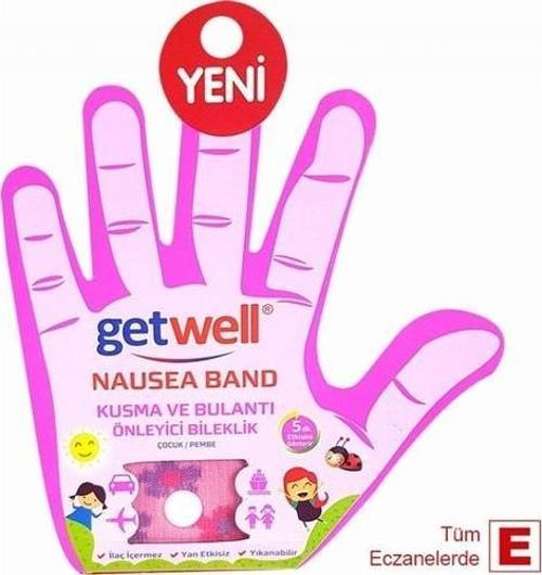 Nausea Kusma Ve  Bileklik Band (Çocuk) Pembe
