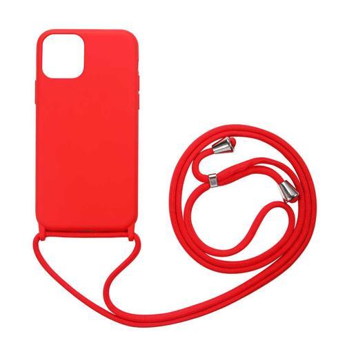 İPhone 11 ile Uyumlu Ropi İpli Silikon İçi Kadife Korumalı Kılıf