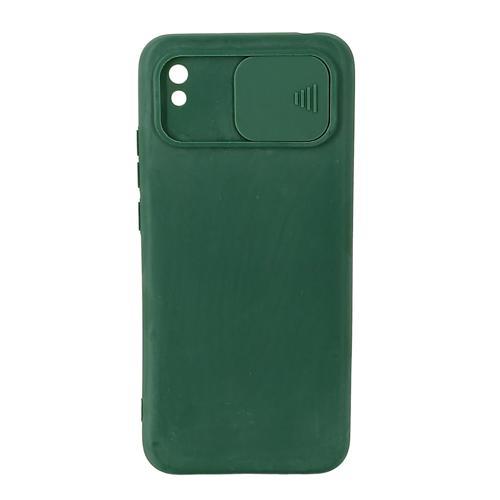 Xiaomi Redmi 9A Uyumlu Kamera Sürgülü Mat Silikon Kılıf