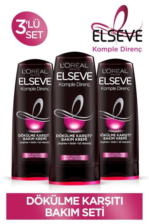 Komple Direnç Dökülme Karşıtı Bakım Kremi 360 Ml X 3 Adet