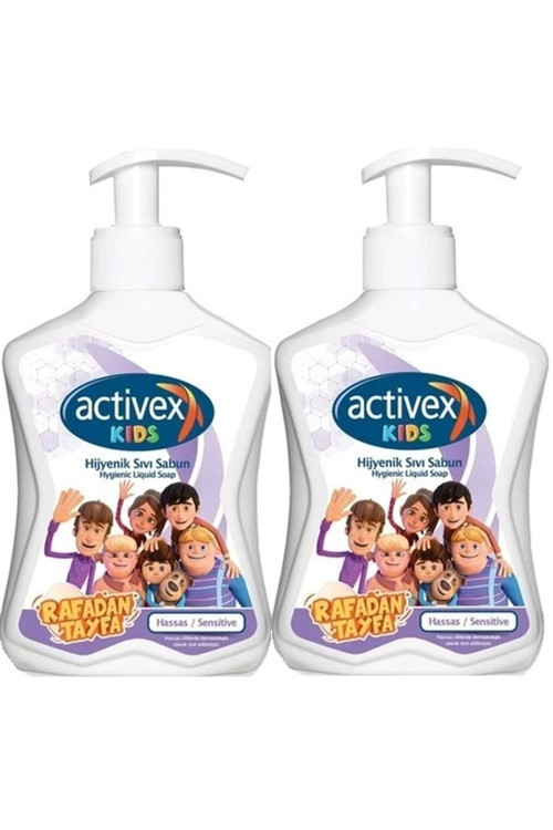 Antibakteriyel Sıvı Sabun Hassas/Sensitive 300Ml Pompalı (Rafadan Tayfa Serisi) (2 Li Set)