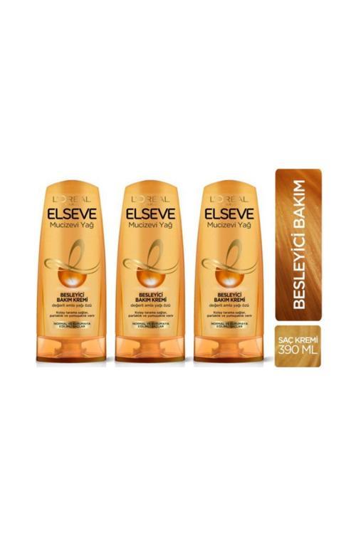 L'Oréal Paris Mücizevi Yağ Besleyici Bakım Kremi 390 Ml X 3 Adet