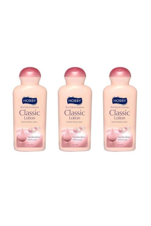 Classic Lotion Nemlendirici El Ve Vücut Losyonu 300 Ml X 3 Adet