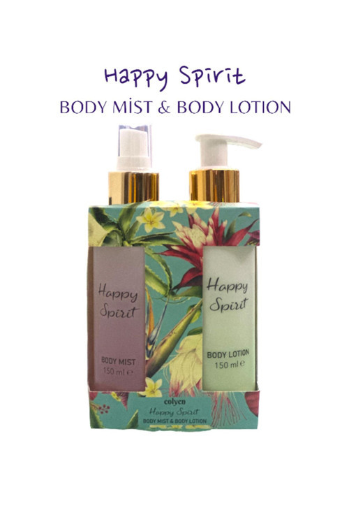 Happy Spirit Body Mist & Body Lotion 150 Ml + 150 Ml