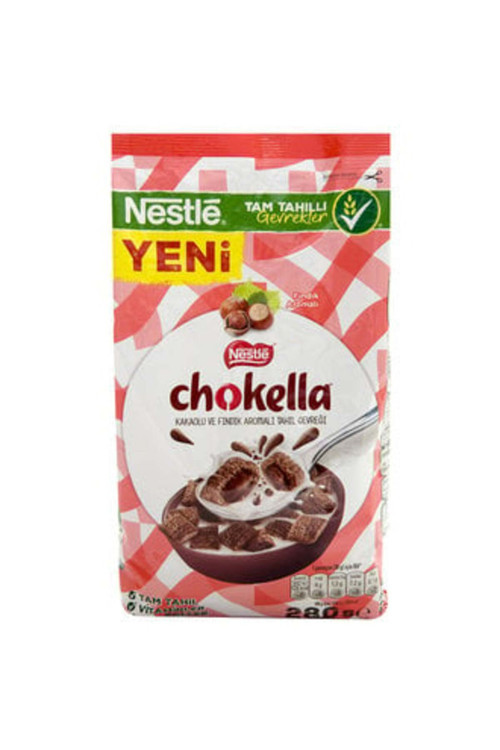 ( Cino Çikolata ) Chokella Kakaolu Tahıl Gevreği 280 G ( 2 Adet )