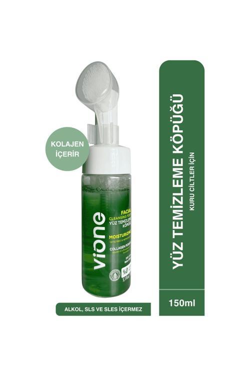 Fırça Başlıklı Yüz Temizleme Köpügü | Kuru Ciltler Için 150 Ml