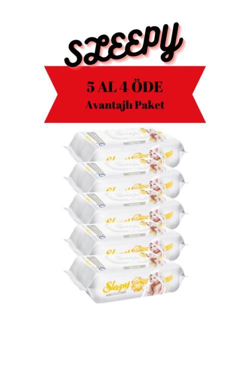 Sleepy Sensitive Islak Mendil 5'Li 90 Yaprak (450 Yaprak)