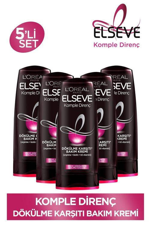 5'Li Komple Direnç Dökülme Karşıtı Bakım Kremi 390 Ml Seti