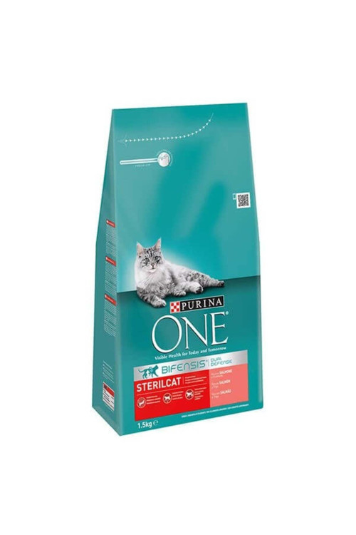 Purina One Sterilised Somonlu Kısırlaştırılmış Kedi Maması 1.5 Kg