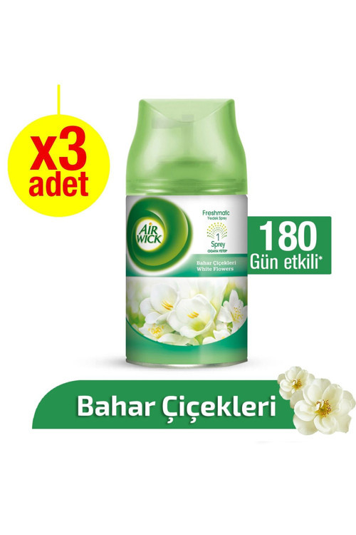 Oda Kokusu Freshmatic Makine Yedek Spreyi 3X250 Ml Bahar Çiçekleri