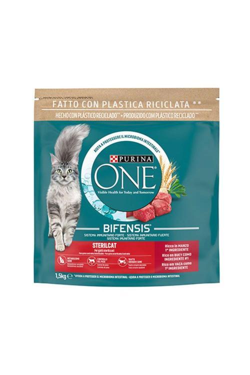 One Sığır Etli Yetişkin Kedi Maması 1,5 Kg
