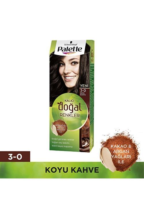 Palette Naturals Palette Kalıcı Doğal Renkler 3-0 Koyu Kakao