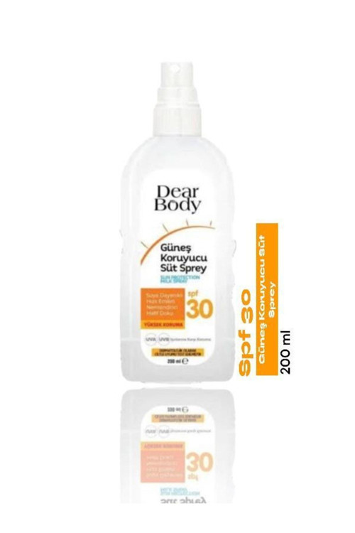 Dear Body Spf 30 Güneş Koruyucu Süt Sprey 200 Ml.