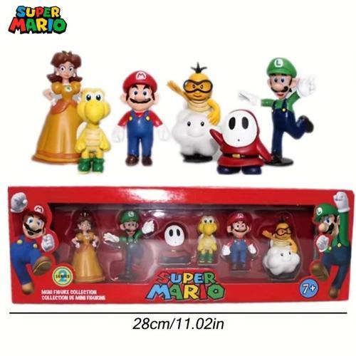 ,Luigi, Yoshi, Prenses Figür Seti Oyuncaklar 6'Lı Set