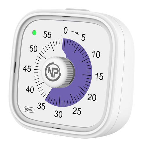 NPT31B Mutfak,Ders,Yemek için 60dk Analog Alarm Zamanlayıcı,Pomodoro Öğrenci Motivasyon Saati