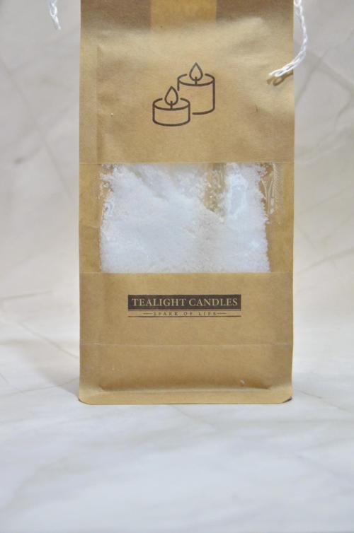 Toz Mum Kokulu İnci Tozu Mum 250 gr Toz Formda Dekoratif Mum Fitilli