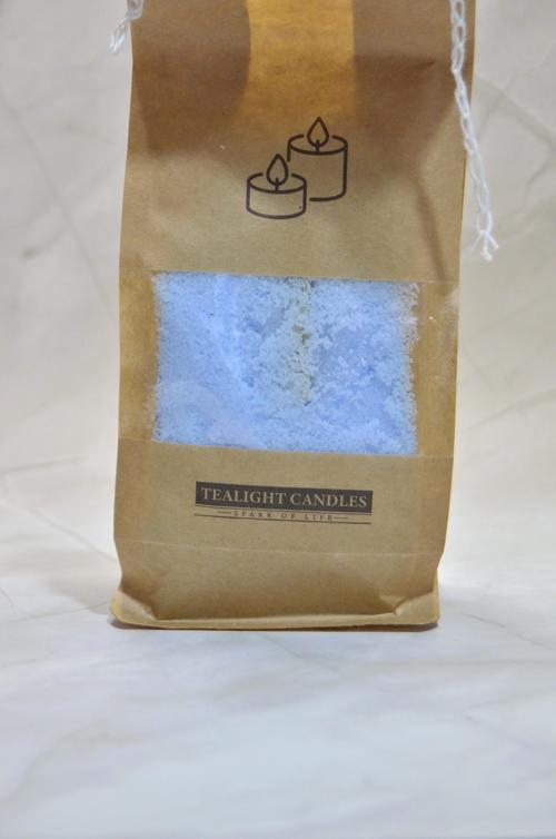 Toz Mum Kokulu İnci Tozu Mum 250 gr Toz Formda Dekoratif Mum Fitilli