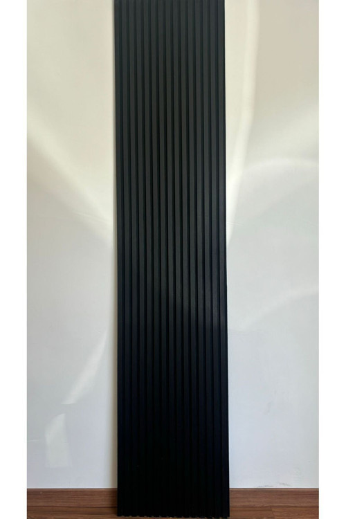Akustik Duvar Paneli 60X280 Siyah 5 Mm Keçe 9 Mm Çıta