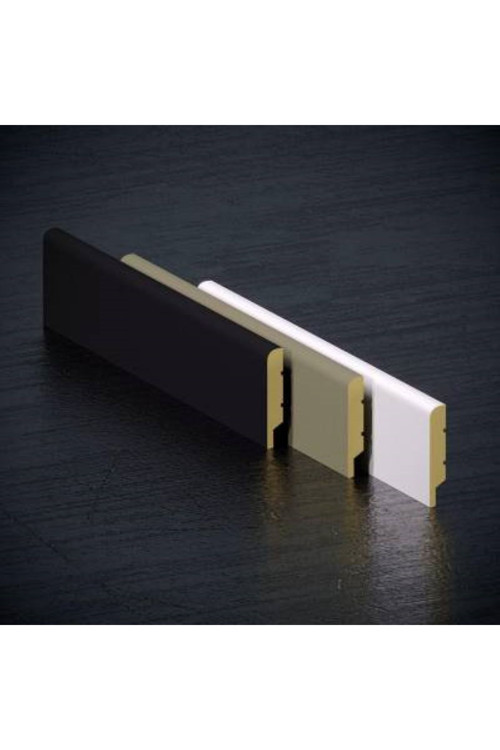 Süpürgelik 8 Cm Pvc Beyaz 280 Cm Uzunluk 12'Li Paket Mdf