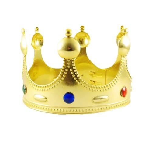 Büro Ev Ofis Etkinlik Gösteri Kral Kostüm Tacı için Yetişkin Kral Taç