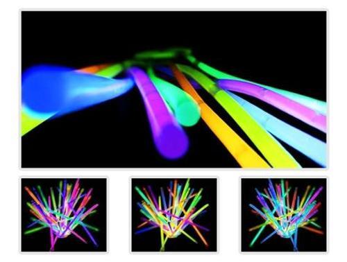 Büro Ev Ofis Etkinik Süsleri için 10ADET 20CM Karanlıkta Parlayan Fosforlu Kırılan Çubuk Seti