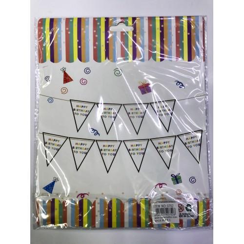 Büro Ev Ofis Etkinik Süsleri için Maksi Happy Birthday To You Byrak Süs