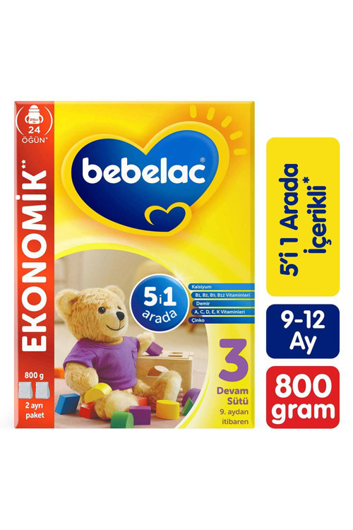 3 Devam Sütü 9-12 Ay 800 Gr