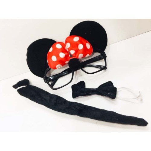 Büro Ev Ofis Etkinlik Gösteri Kostümü için Minnie Mouse Kostüm Seti