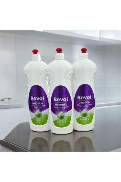 Sıvı Bulaşık Deterjanı Elma Kokulu 750 Ml. 3'Lü Set