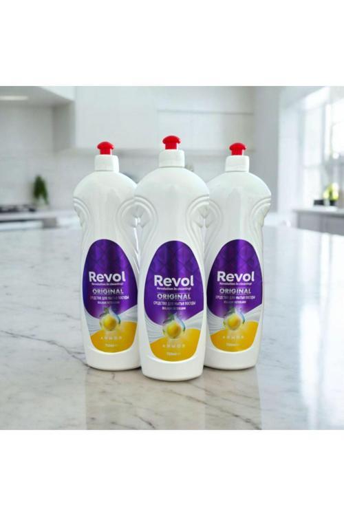 Sıvı Bulaşık Deterjanı Limon Kokulu 750 Ml. 3'Lü Set