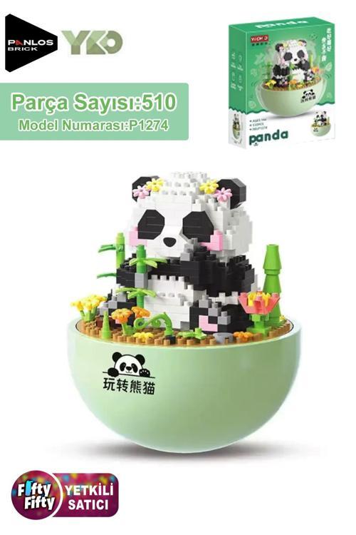 Panlos Yko Serisi Dekoratif ve Koleksiyonluk Panda Modeli 510 Parça Yapım Seti -FFP1274